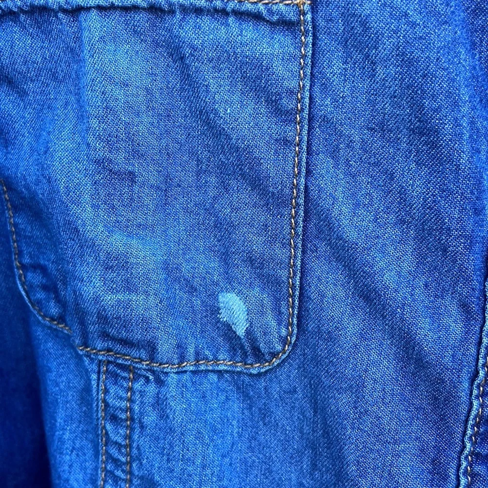 Justice chambray shirt